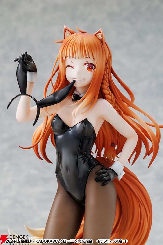 スケールモデル 新作 狼と香辛料』文倉十描き下ろしのバニー姿のホロがフィギュア化 ポスター