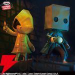 『リトルナイトメア』シックスとモノのフィギュアが再登場。コートや持ち物などの造形にこだわり独特の雰囲気を再現