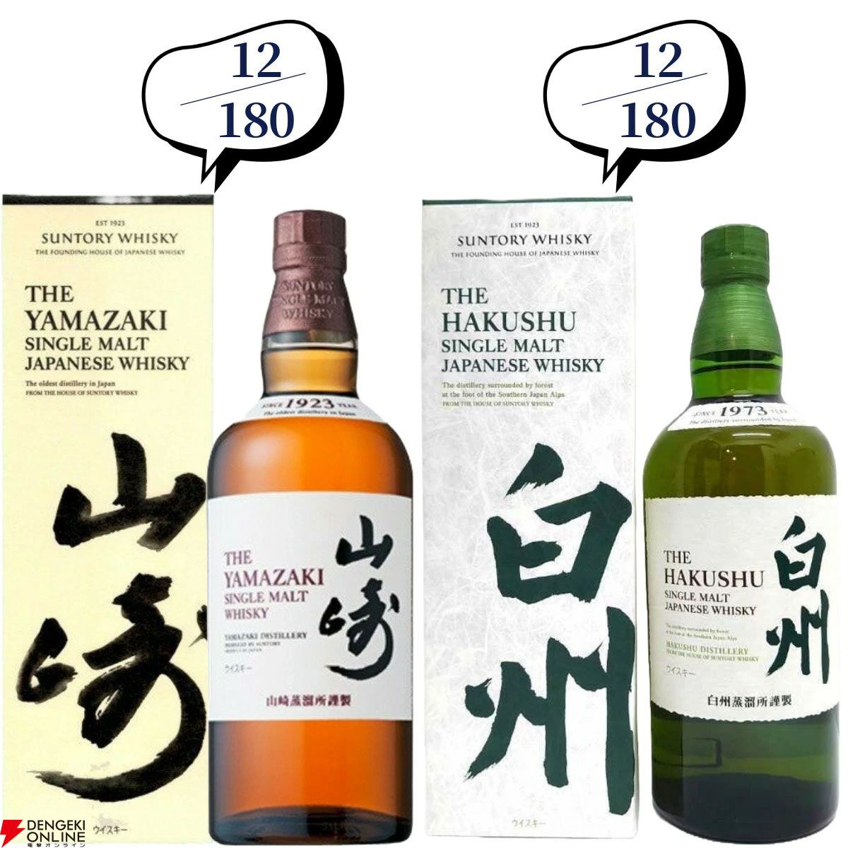 【およそ5本に1本が当たり】14,880円で山崎18年、マッカラン18年、山崎LE2022・2023、厚岸 立春・啓蟄などが当たる『ウイスキーくじ』が販売中