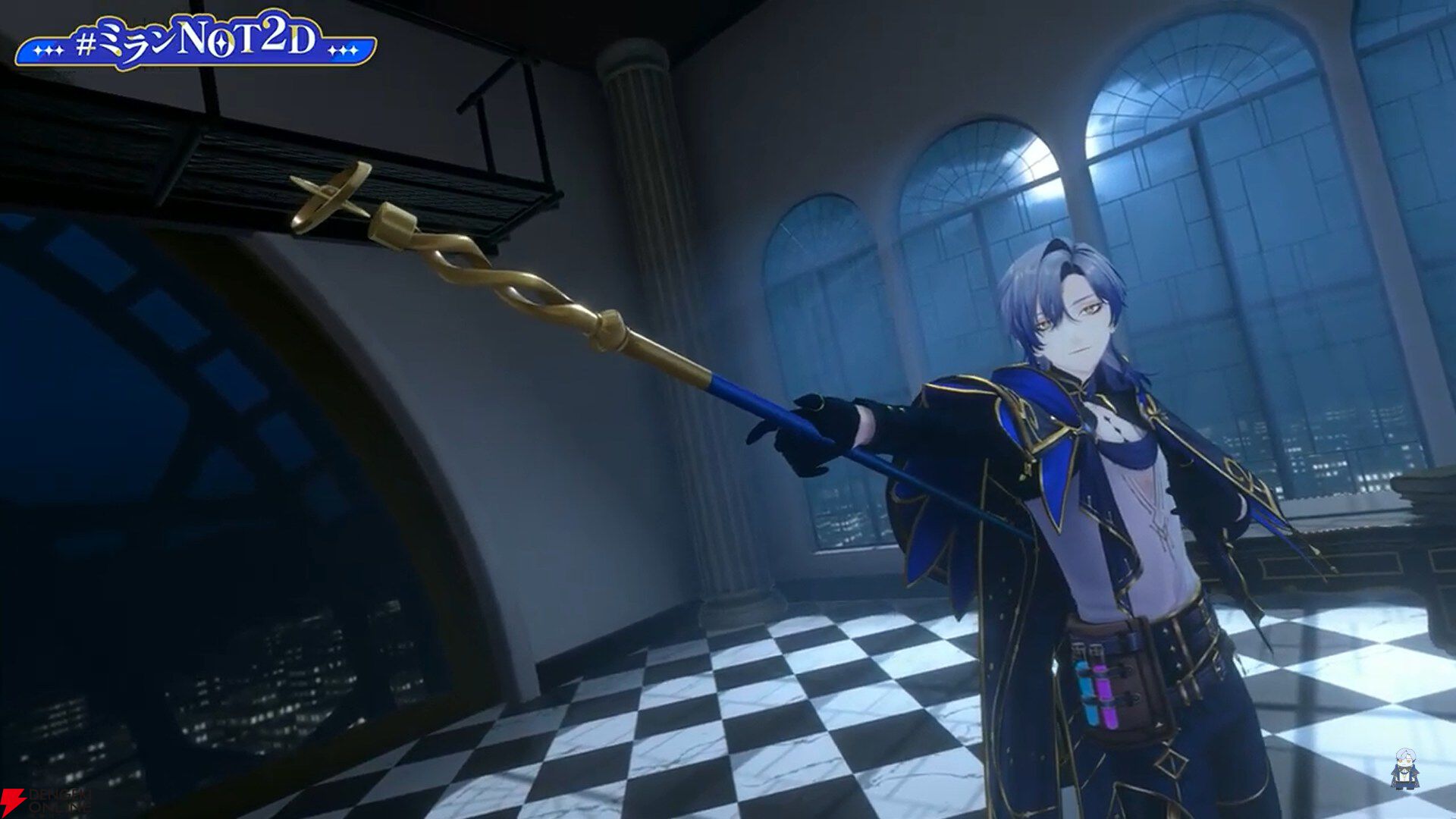 にじさんじ】ミラン・ケストレルさんが3Dお披露目を実施。時魔道士