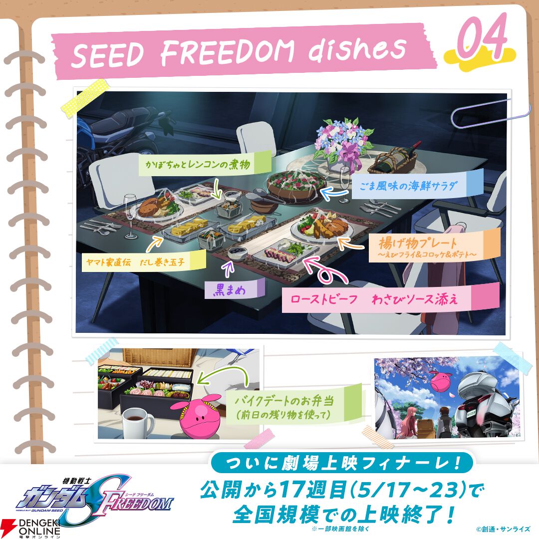 機動戦士ガンダムSEED FREEDOM』ラクスの作った大量のエビフライ