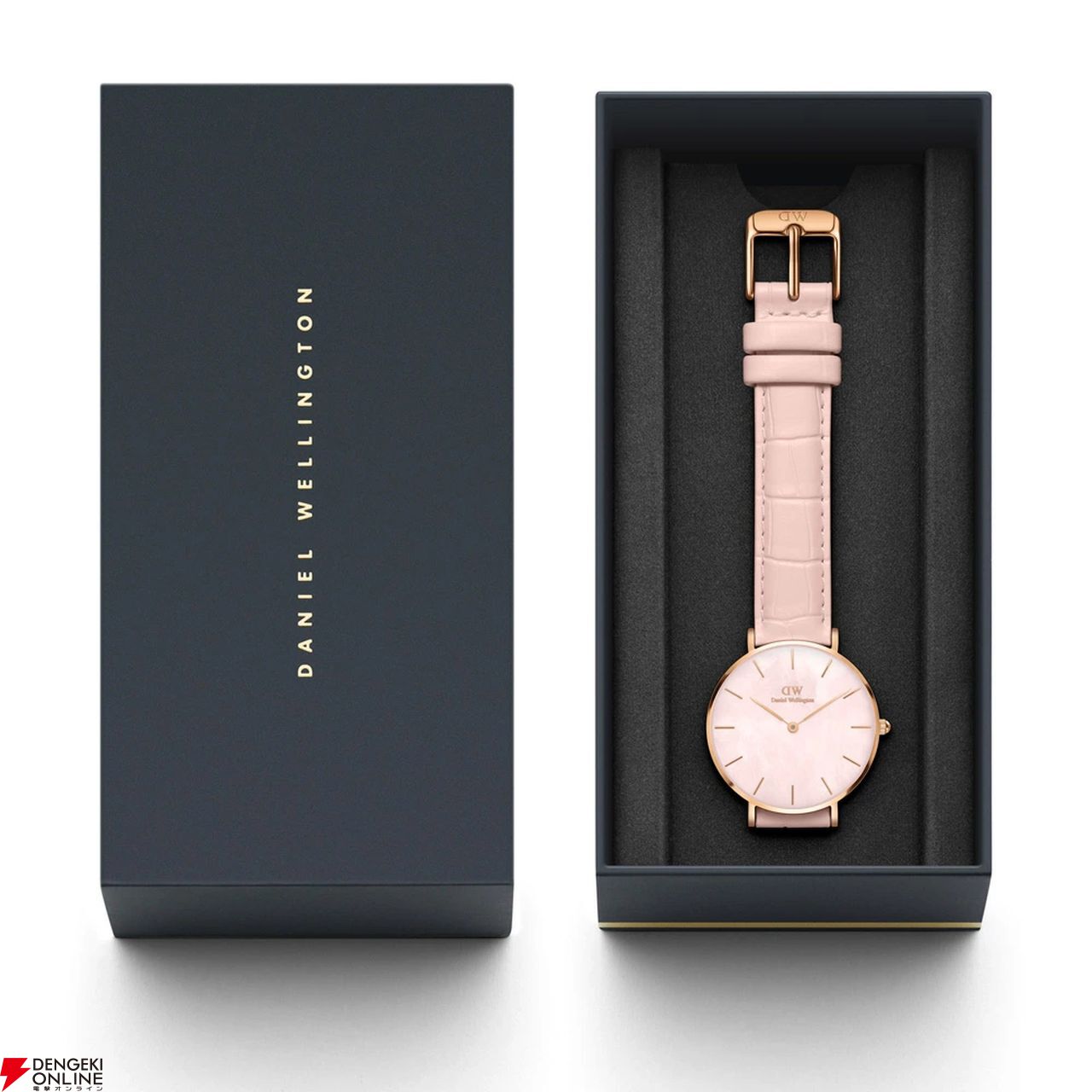 ダニエルウェリントン 32mm マザーオブパールウオッチ RG +おまけ 半額】ダニエル・ウェリントンの腕時計『Petite 32 Rouge RG』が