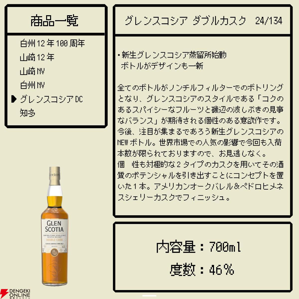 品良く着こなすため 6,980円で白州12年100周年、山崎12年、山崎NV、白州NV、グレン ウイスキー