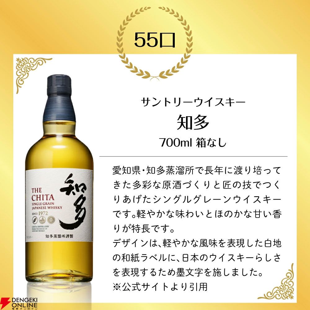 【およそ7本に1本が当たり！】6,600円で山崎12年、響JH、山崎NV、白州NV、ワイヤーワークス カデューロ、知多、碧Aoのどれかが当たる『豪華ウイスキーくじ』が販売中