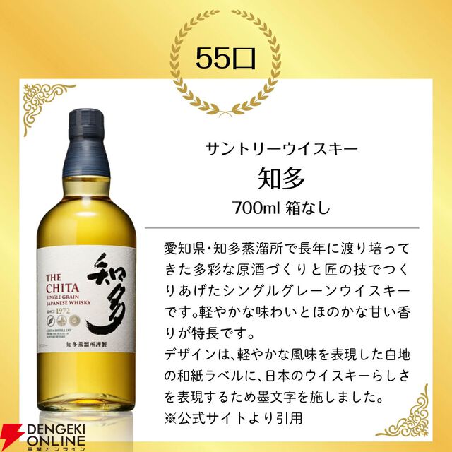 【およそ7本に1本が当たり！】6,600円で山崎12年、響JH、山崎NV、白州NV、ワイヤーワークス カデューロ、知多、碧Aoのどれかが当たる『豪華ウイスキーくじ』が販売中