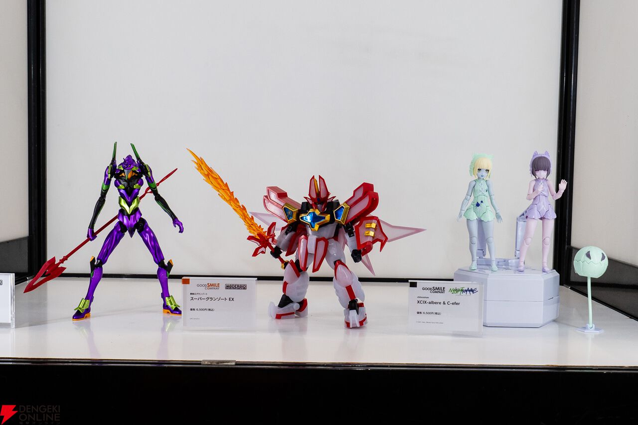 グッドスマイルカンパニーのフィギュアの祭典。チャンピオンマシンや