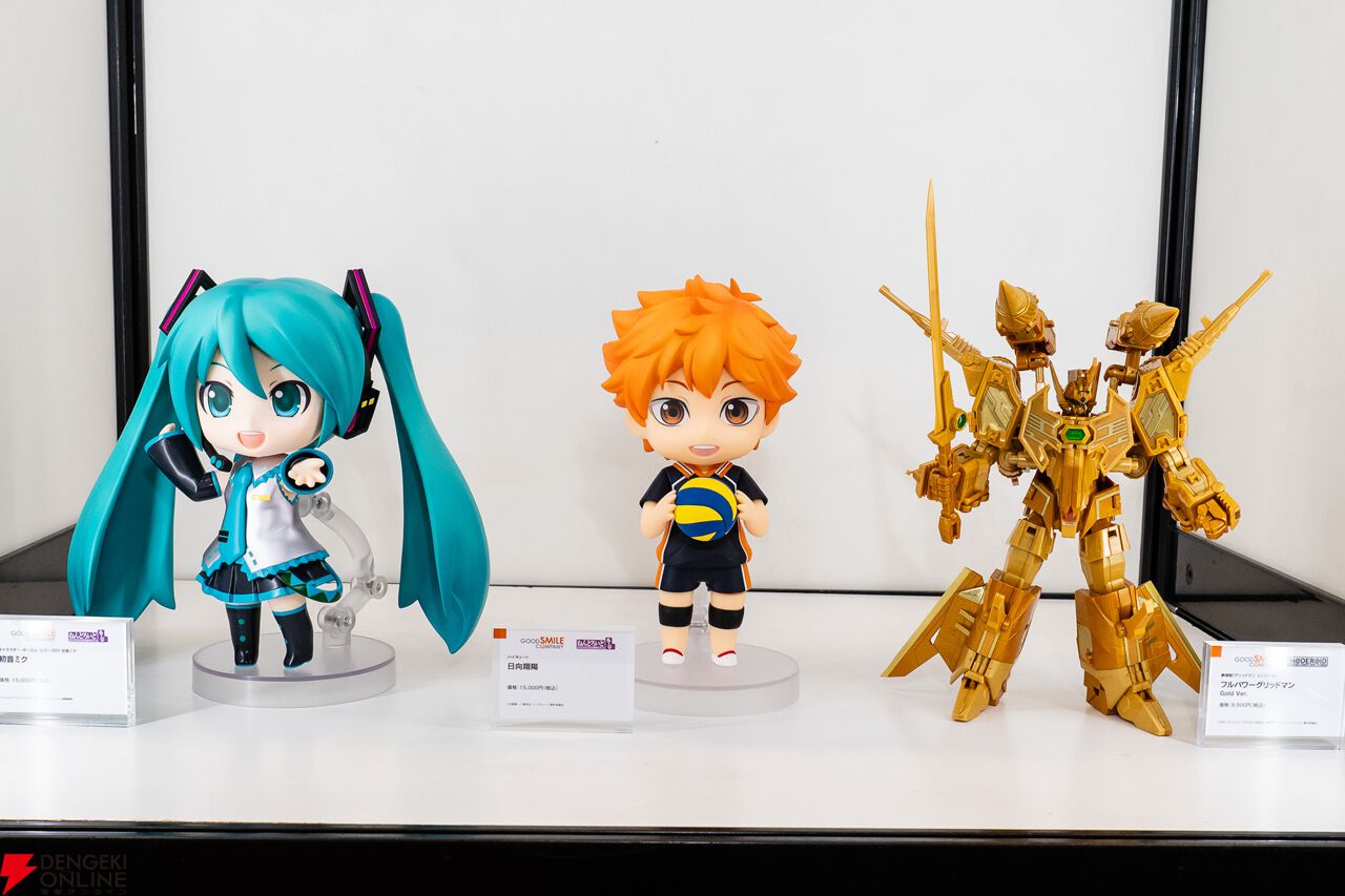 グッドスマイルカンパニーのフィギュアの祭典。チャンピオンマシンや