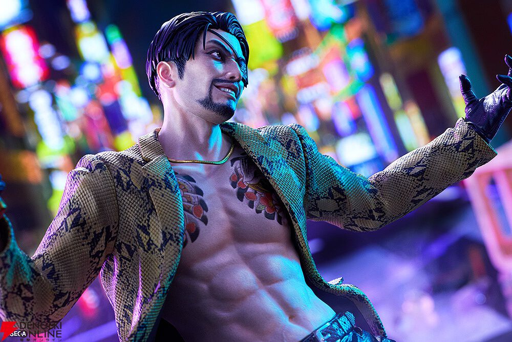 龍が如く』真島吾朗が気迫あふれるバトルポーズでフィギュア化