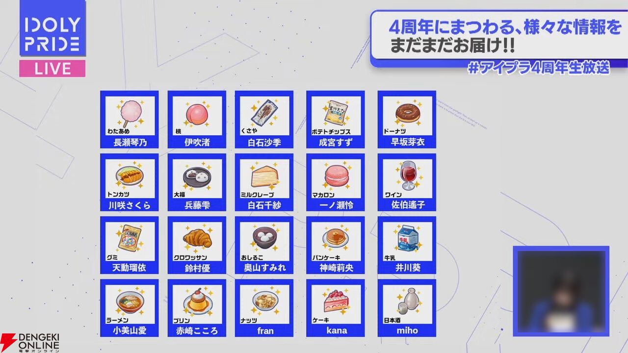 『アイプラ』4周年生放送まとめ。初の20人楽曲『ありがとう to You』が公開。フェスではさくら、瑠依、千紗、すみれが登場【アイドリープライド】