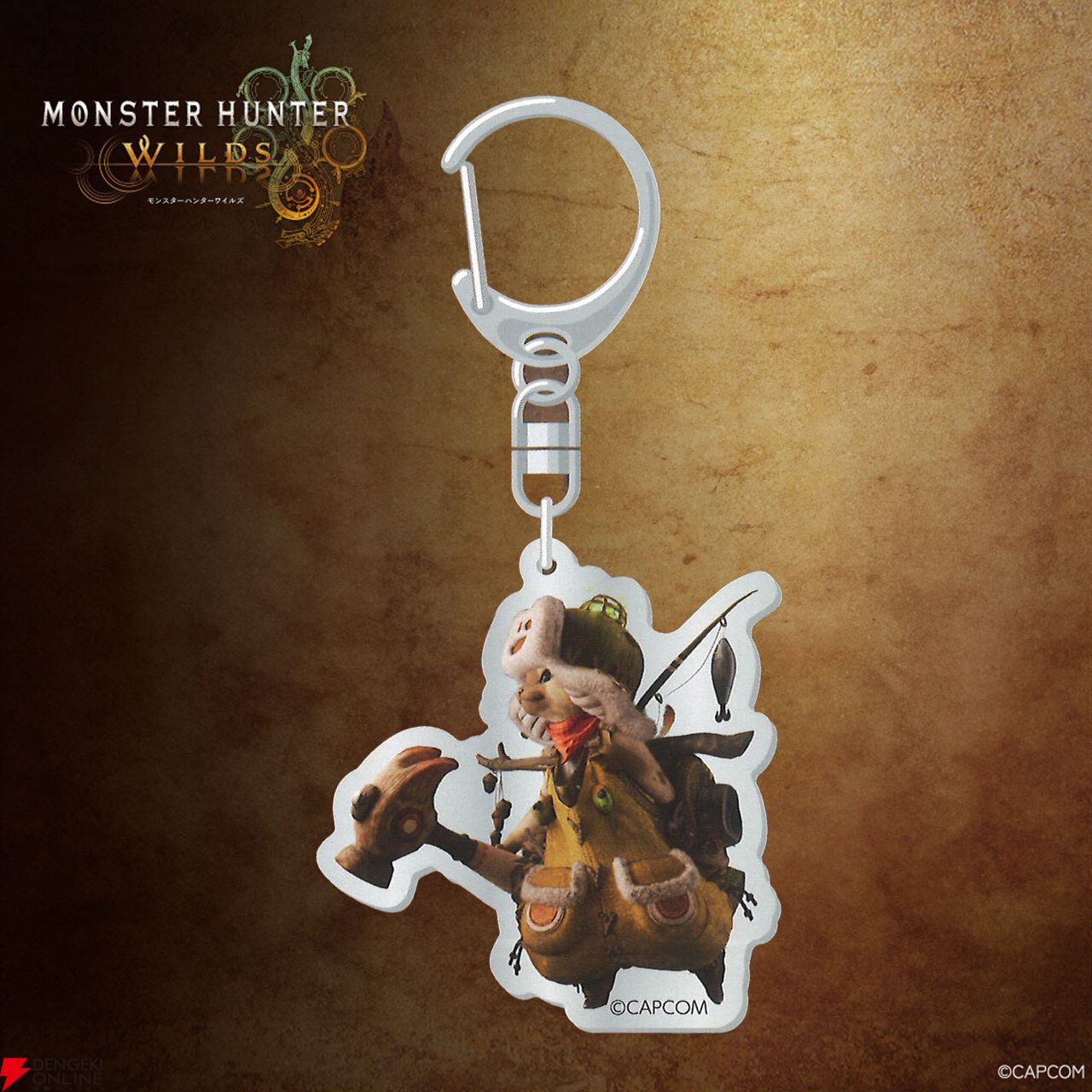 モンスターハンター ワイルズ フラッシュ キーホルダー 5点 モンスターハンター ワイルズ フラッシュ キーホルダー 5点