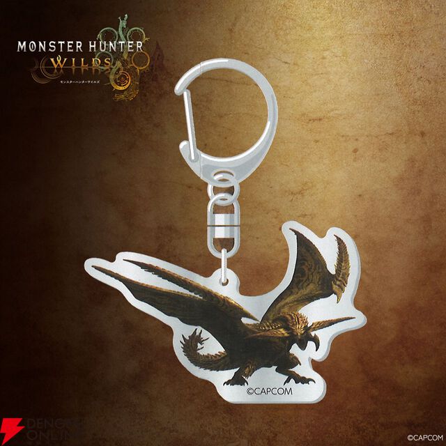 『モンハンワイルズ』アクリルキーホルダーがプライズに登場。アルシュベルド、セクレトなど全5種【モンスターハンターワイルズ】