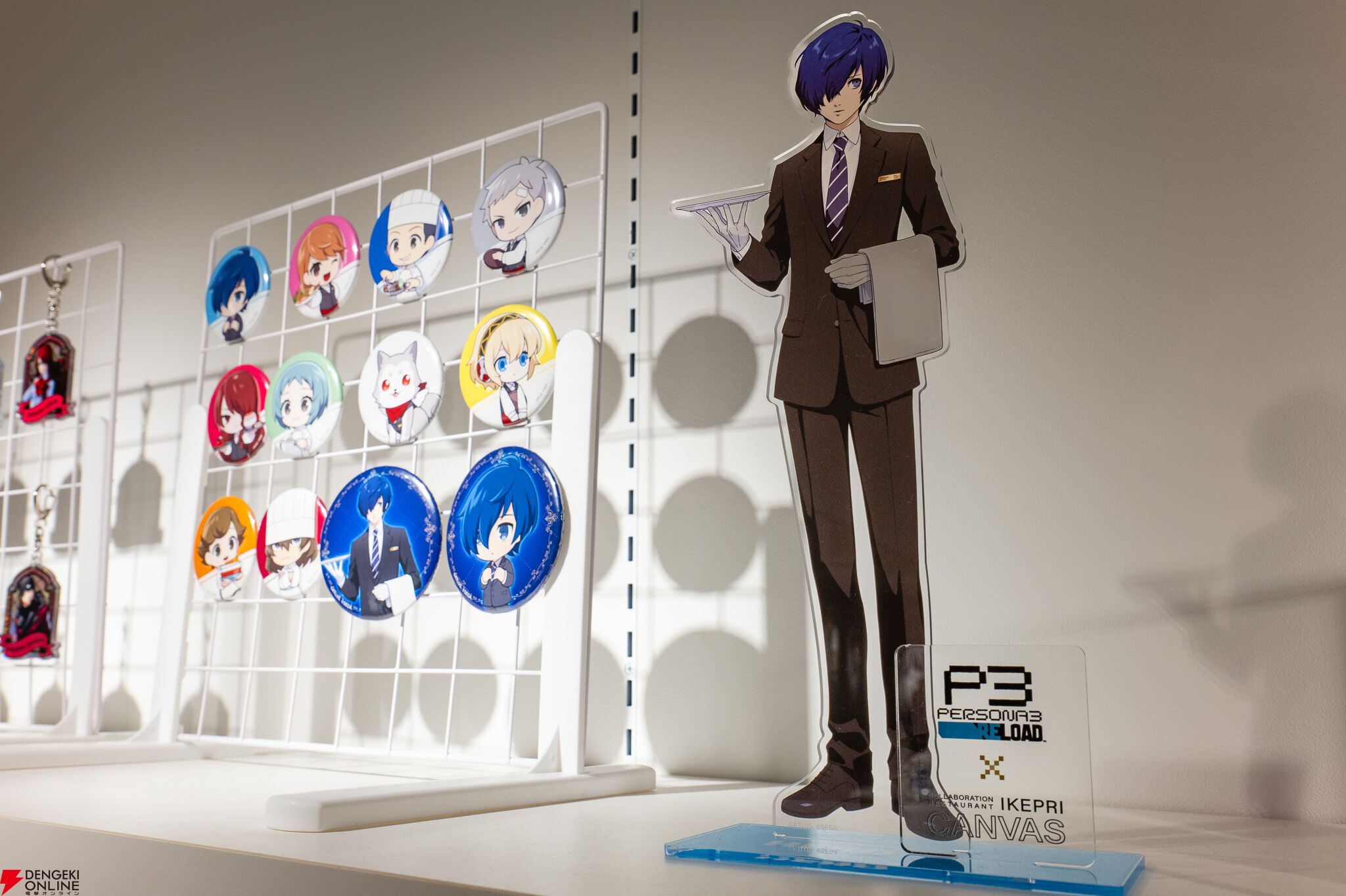 P3R　ホテルコラボレストラン イケプリ コースター　主人公 キタロー P3R ホテルコラボレストラン イケプリ コースター 主人公