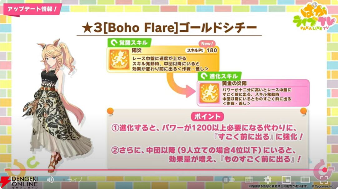【ウマ娘】育成ゴールドシチーが新衣装で登場！ 新サポカはパワーのタマモクロス＆友人タッカーブライン。新シナリオ“無人島へようこそ”情報も公開【ぱかライブTV54まとめ（6/25配信）】
