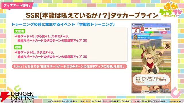 【ウマ娘】育成ゴールドシチーが新衣装で登場！ 新サポカはパワーのタマモクロス＆友人タッカーブライン。新シナリオ“無人島へようこそ”情報も公開【ぱかライブTV54まとめ（6/25配信）】