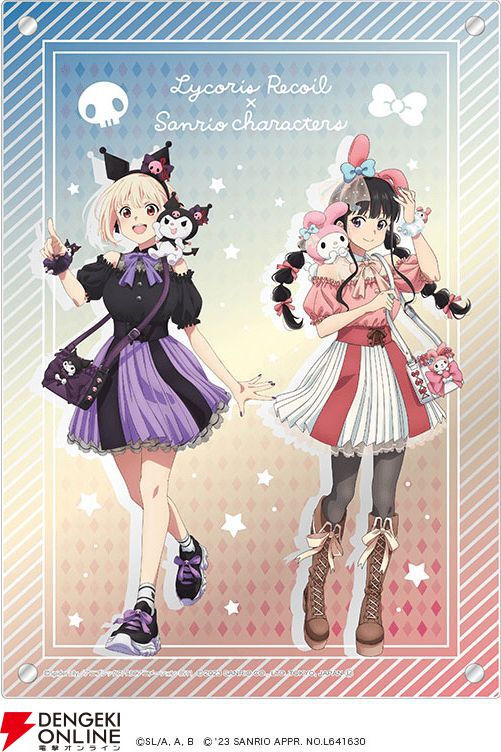 リコリコ』注目のグッズまとめ。サンリオコラボアクリルボード