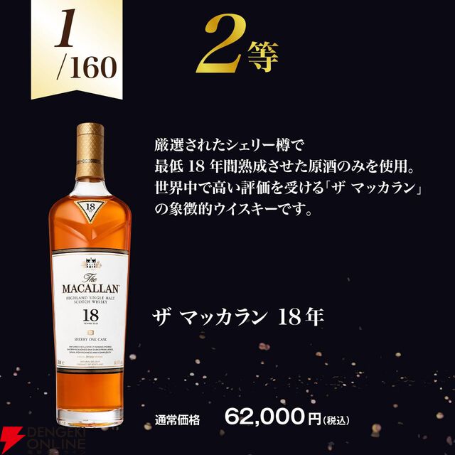 15,800円でグレンドロナック28年、マッカラン18年、ベンロマック21年、ロングモーン18年などが当たる『シングルモルト限定ウイスキーくじ』が販売中。ポイント10倍は6月27日1:59まで！