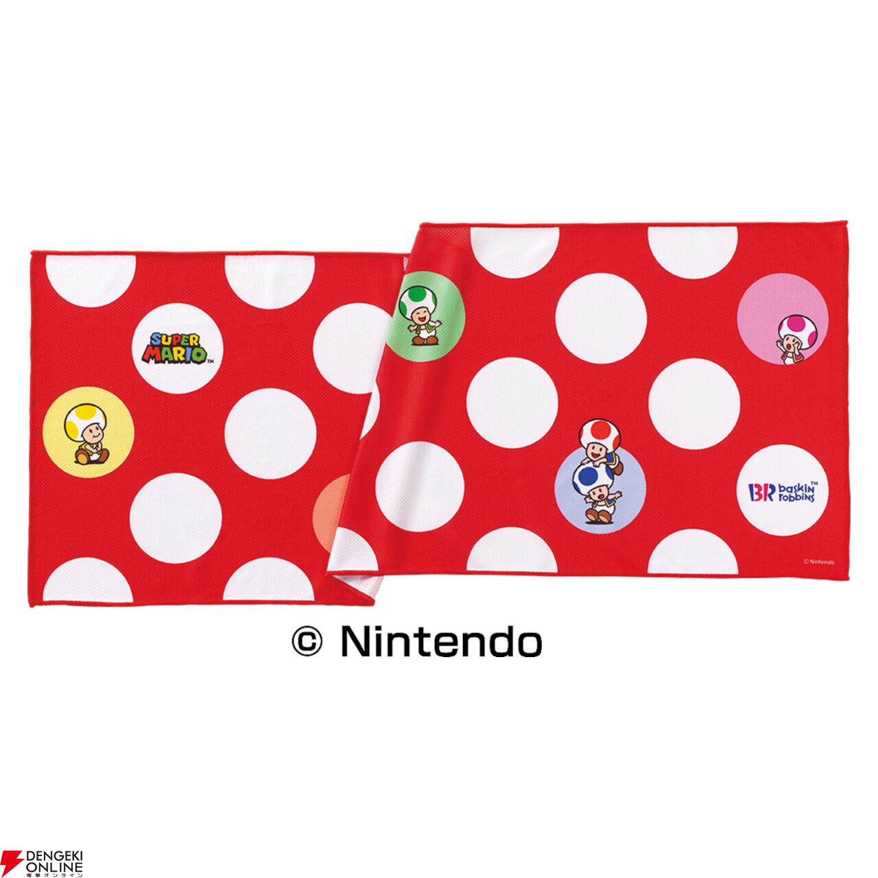 スーパーマリオ×サーティワンコラボが7/1から開催。限定フレーバーのソルベやグッズつきサンデーが登場