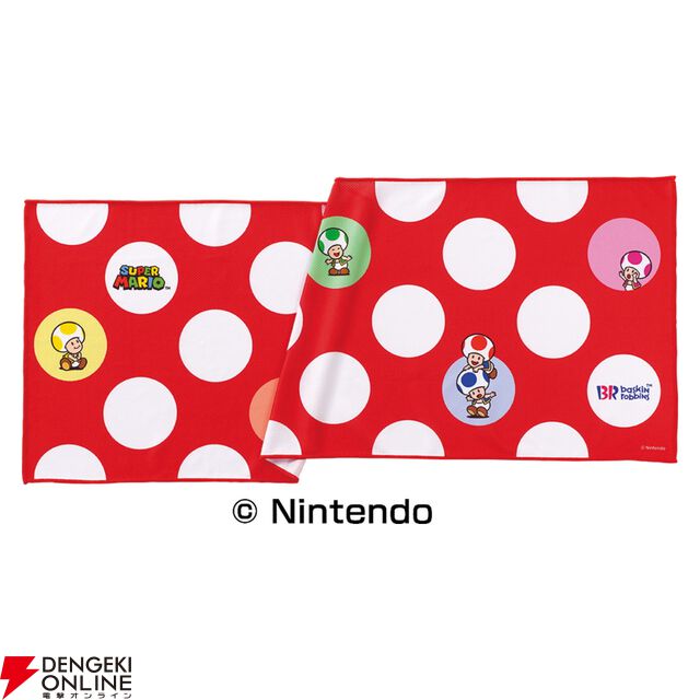 スーパーマリオ×サーティワンコラボが7/1から開催。限定フレーバーのソルベやグッズつきサンデーが登場