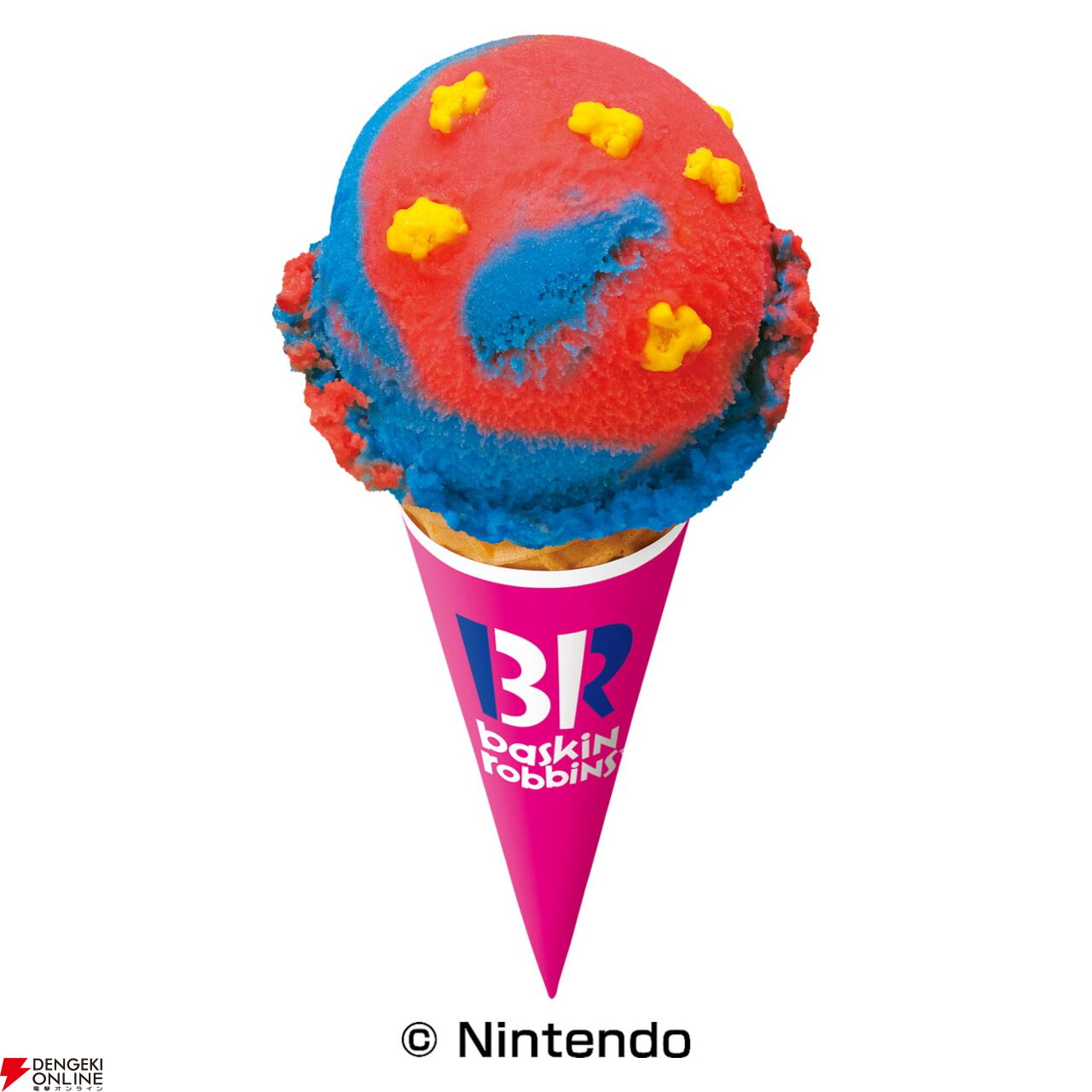 スーパーマリオ×サーティワンコラボが7/1から開催。限定フレーバーのソルベやグッズつきサンデーが登場