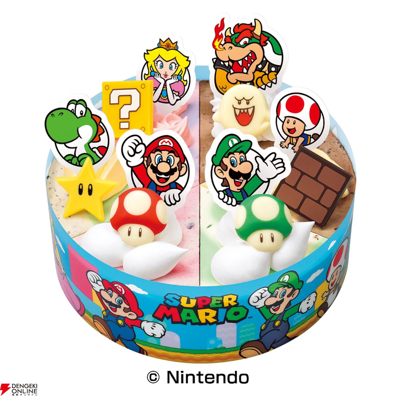 スーパーマリオ×サーティワンコラボが7/1から開催。限定フレーバーのソルベやグッズつきサンデーが登場