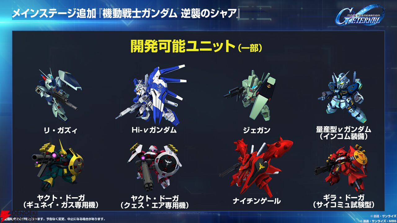 『SDガンダム ジージェネレーション エターナル』