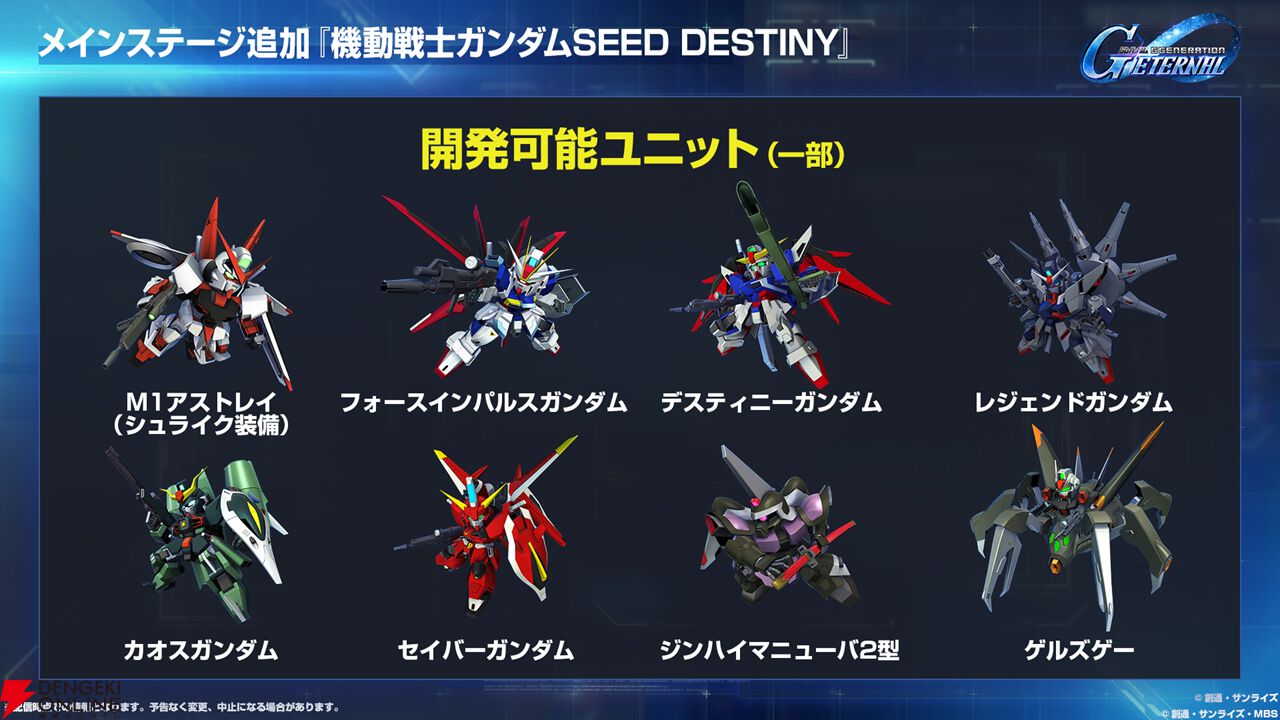 『SDガンダム ジージェネレーション エターナル』