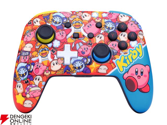 『星のカービィ』デザインのSwitch用ワイヤレスコントローラーと有線ヘッドセットが発売