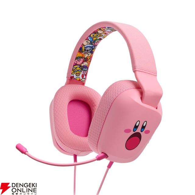 『星のカービィ』デザインのSwitch用ワイヤレスコントローラーと有線ヘッドセットが発売