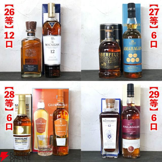 15,000円でスプリングバンク30年、山崎18年、響100周年、スプリングバンク18年、キルケラン8年などが当たる『SAKEIROウイスキーくじ』が7月1日20時より販売