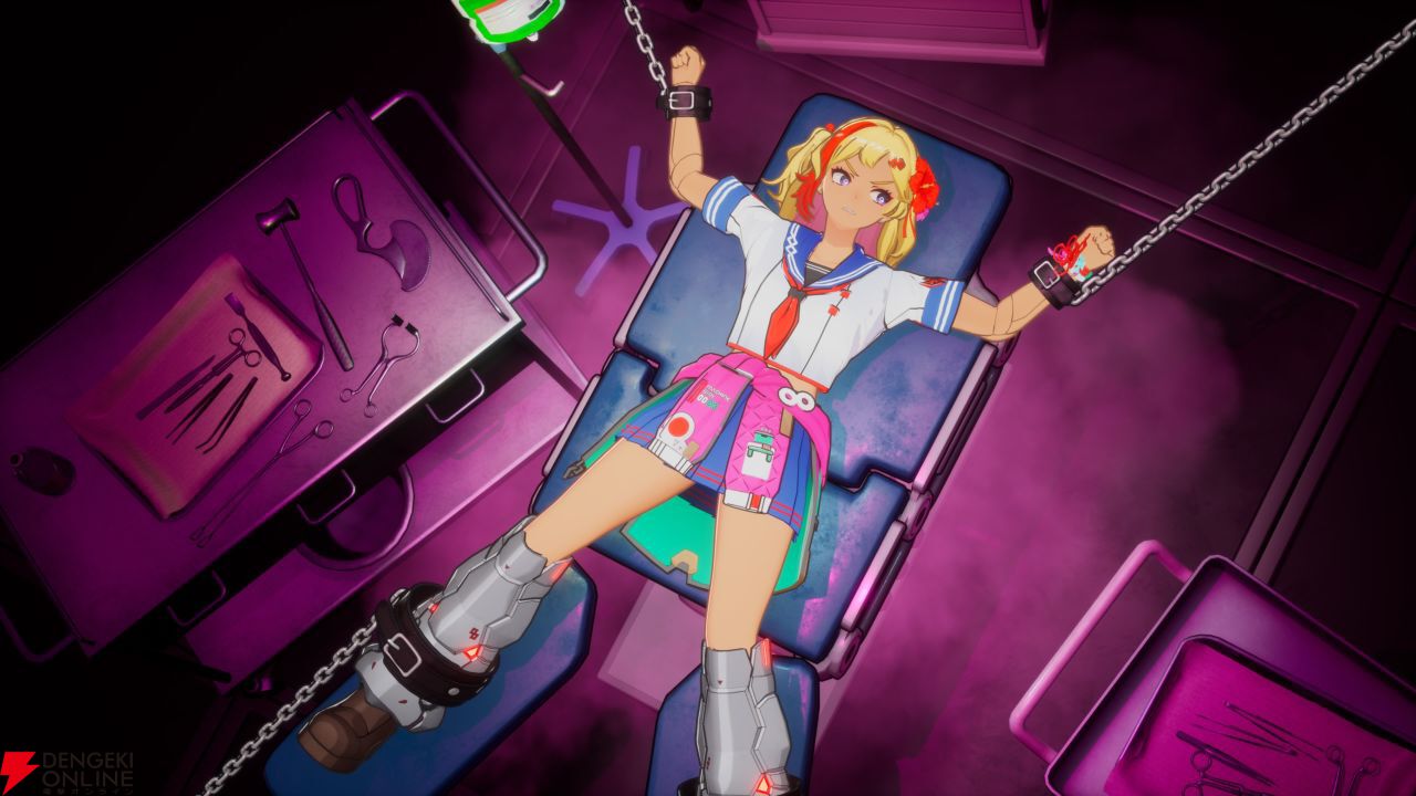 D3P新作『ゼンシンマシンガール』10月23日発売。サイボーグJKが巨悪企業をぶっ潰す…までを生配信！