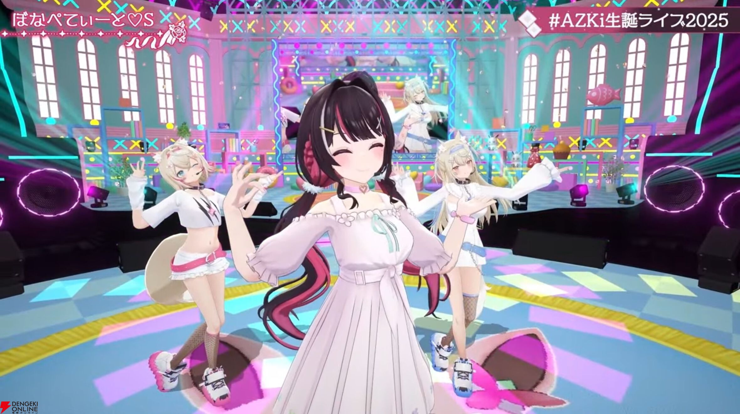 【ホロライブ】AZKiさんが生誕ライブ“Sweet Pop Story”を実施。新衣装・新曲『未来カンパネラ』もお披露目