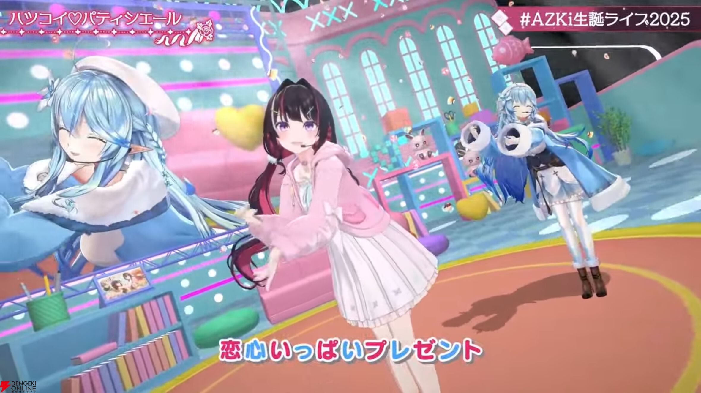 【ホロライブ】AZKiさんが生誕ライブ“Sweet Pop Story”を実施。新衣装・新曲『未来カンパネラ』もお披露目