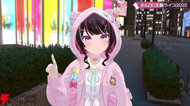 【ホロライブ】AZKiさんが生誕ライブ“Sweet Pop Story”を実施。新衣装・新曲『未来カンパネラ』もお披露目