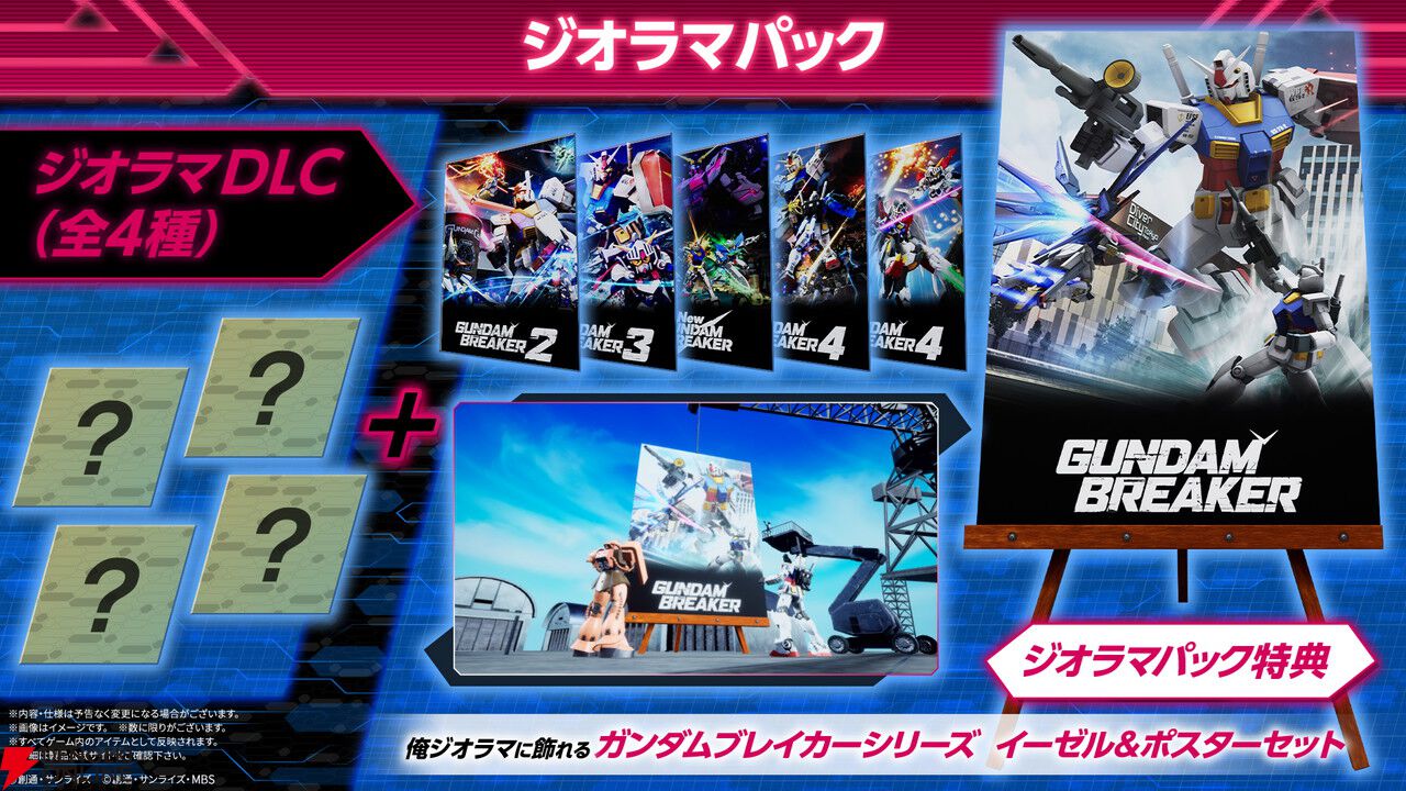 8/29発売『ガンダムブレイカー4』予約受付が開始。限定版には