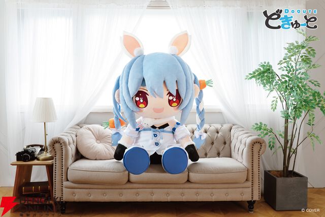【ホロライブ】でかぁぁぁいッ！（説明不要！）兎田ぺこらさん、不知火フレアさん、白銀ノエルさん、宝鐘マリン船長が超特大ぬいぐるみ“どきゅーと”に