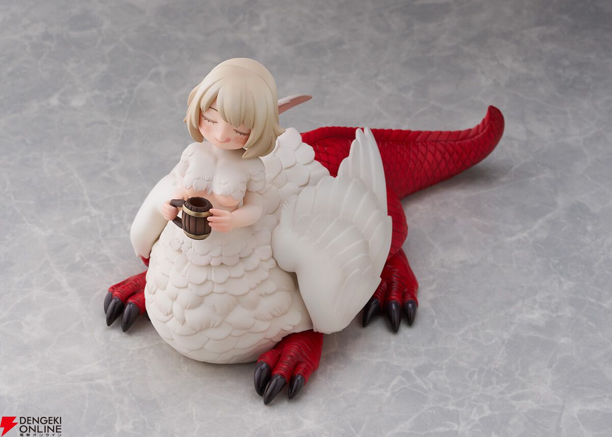 ダンジョン飯』ファリン（キメラ）が食後の満足げな表情でフィギュア化