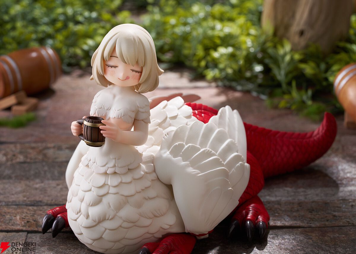 ダンジョン飯』ファリン（キメラ）が食後の満足げな表情でフィギュア化