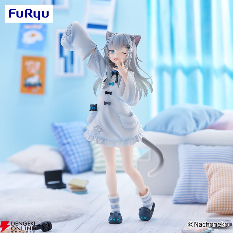 なちょ Nachoneko（なちょ猫）のプライズフィギュアは愛らしさ満点の