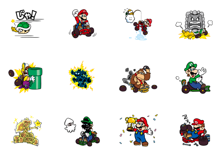 スーパーマリオワールド スタンプ人形全9種セット