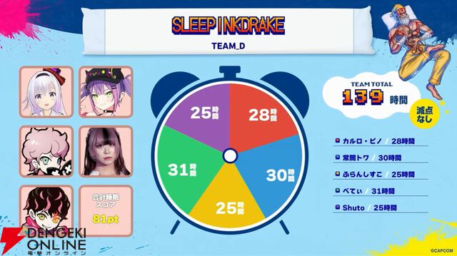 『スト6』睡眠が大事な格ゲー大会“SLEEP FIGHTER II”を板橋ザンギエフさん率いる“快眠！おじベロス”が制覇！