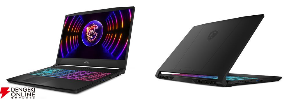 MSI“RTX40シリーズ”搭載ゲーミングノートPC発売。リーズナブルな価格を