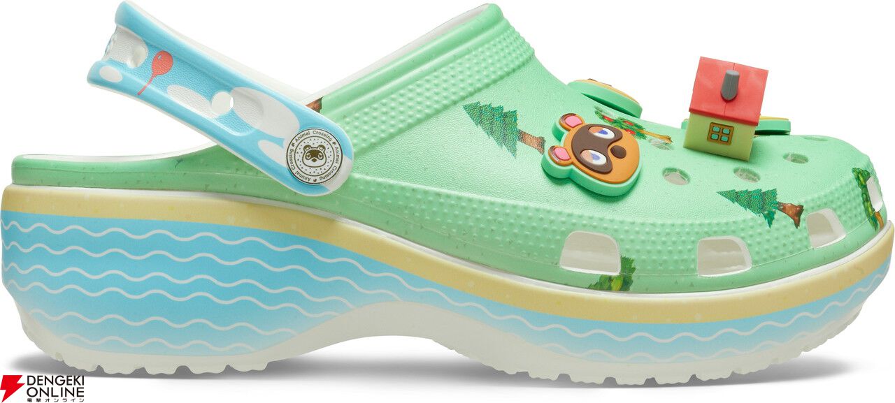どうぶつの森』と初コラボしたクロッグが8/27発売。たぬきちやマイ