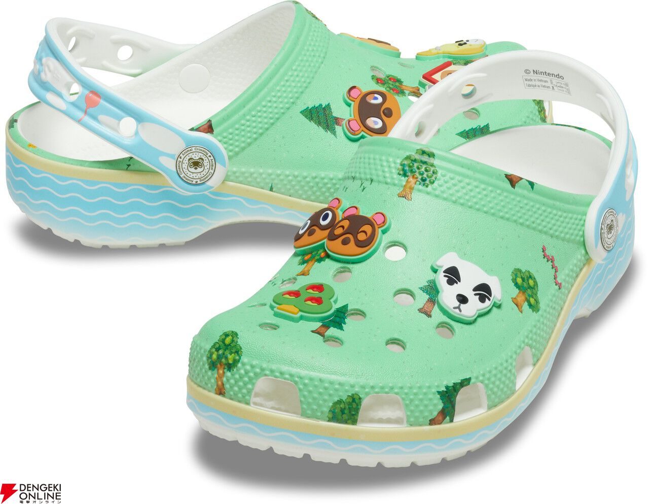 どうぶつの森』と初コラボしたクロッグが8/27発売。たぬきちやマイ