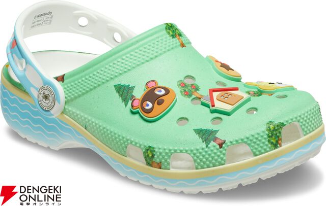 『どうぶつの森』と初コラボしたクロッグが8/27発売。たぬきちやマイホームのジビッツで飾れる。キッズサイズもあり【クロックス】