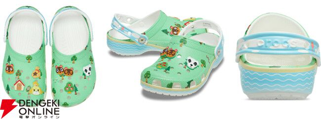 どうぶつの森』と初コラボしたクロッグが8/27発売。たぬきちや
