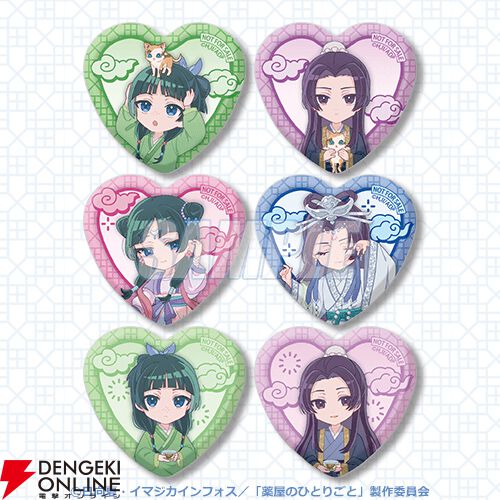 薬屋のひとりごと』可愛い描き起こしイラストを使用したミニキャラが