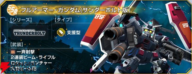 【Gジェネ エターナル】『機動戦士ガンダム サンダーボルト DECEMBER SKY』のイベントが7月14日より開催。フルアーマー・ガンダム（TB版）、サイコ・ザク、イオ、ダリルが入手可能