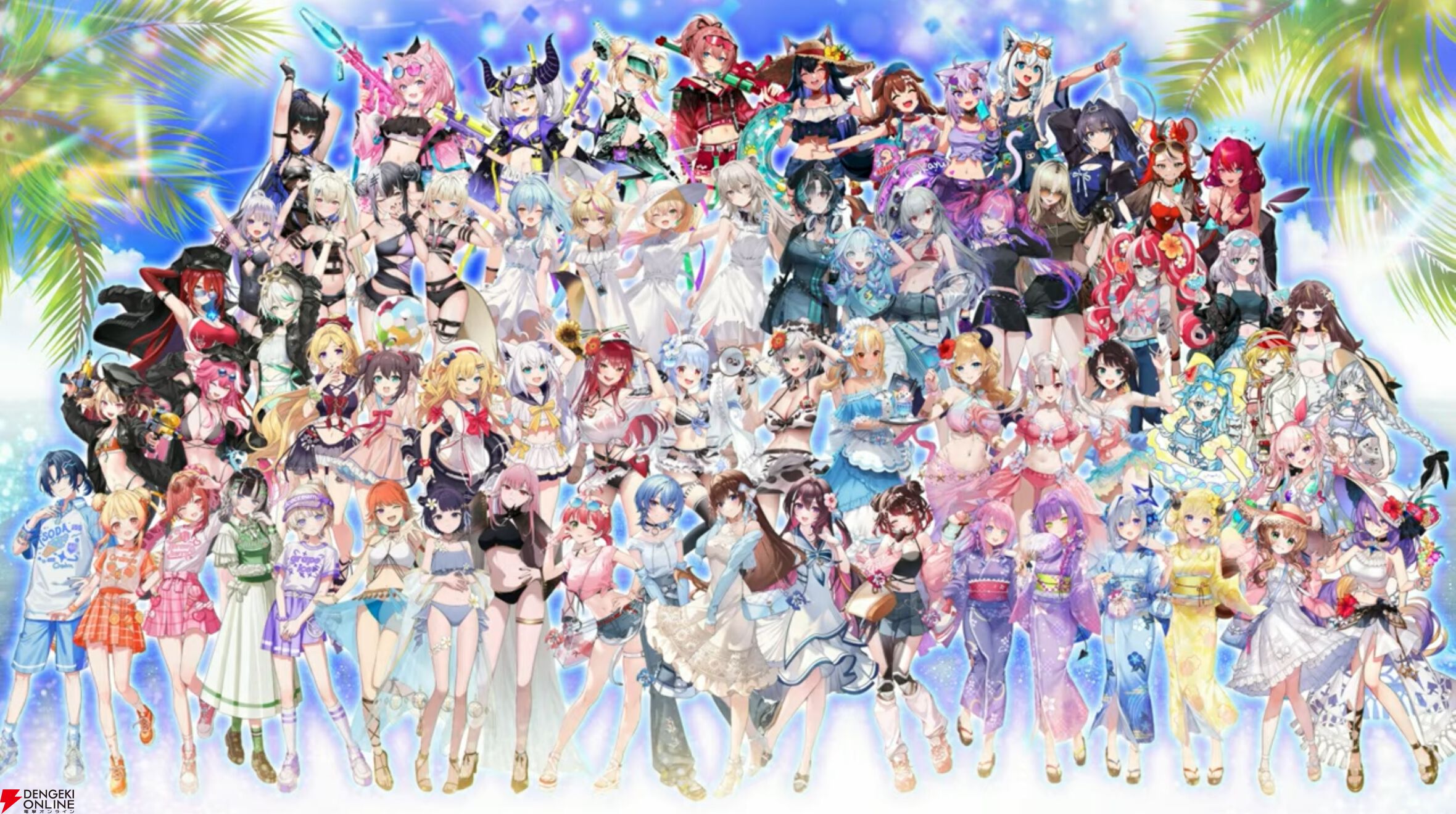 【ホロライブ】開会式で“ホロナツパラダイス”の詳細発表。『VRChat』でのホロナツクイーン決定戦、尻相撲大会など盛りだくさんの内容に