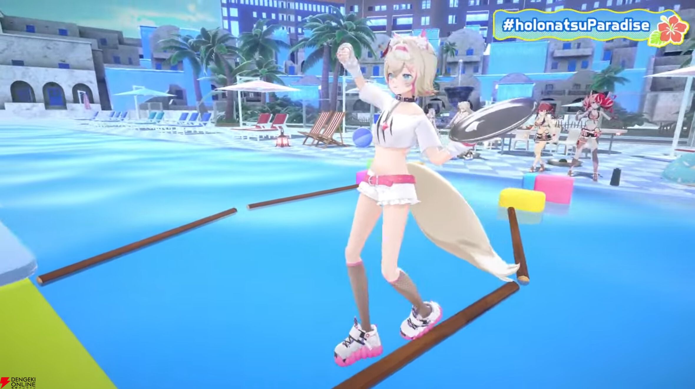 【ホロライブ】開会式で“ホロナツパラダイス”の詳細発表。『VRChat』でのホロナツクイーン決定戦、尻相撲大会など盛りだくさんの内容に