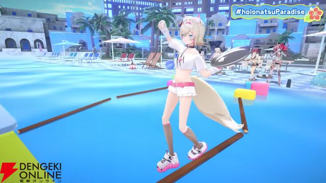 【ホロライブ】開会式で“ホロナツパラダイス”の詳細発表。『VRChat』でのホロナツクイーン決定戦、尻相撲大会など盛りだくさんの内容に